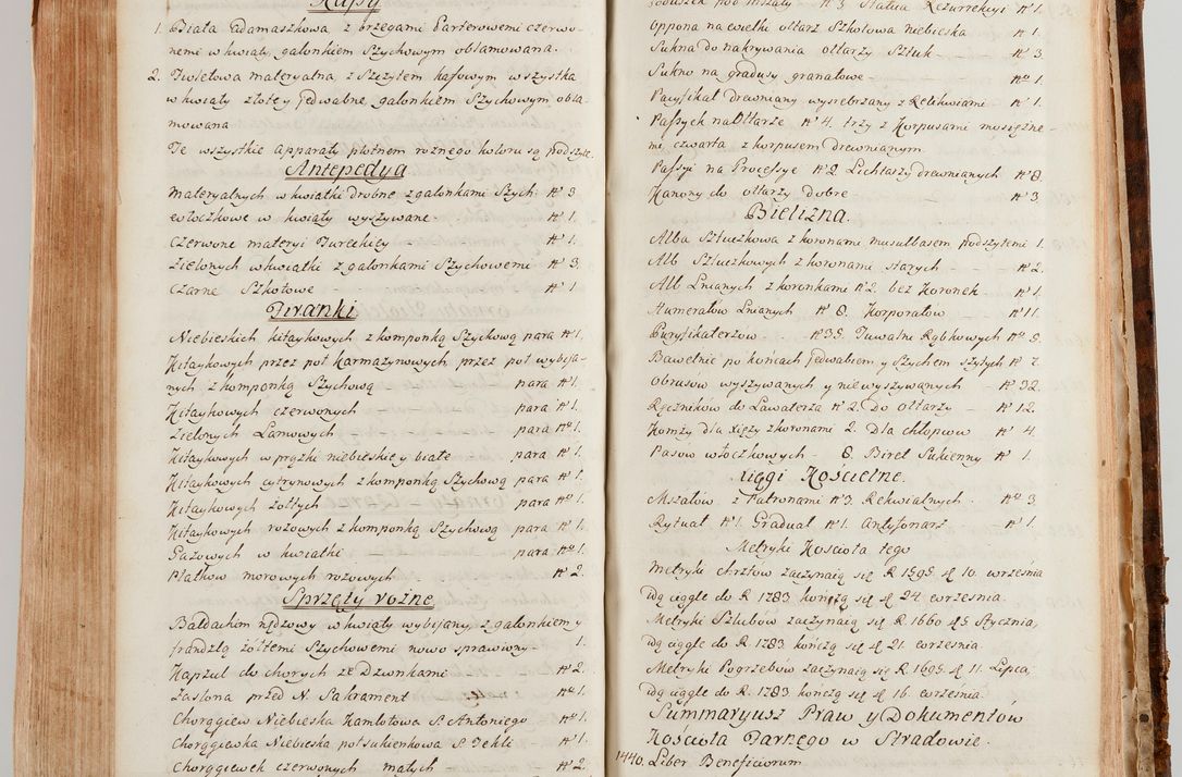 Zdjęcie nr 600 dla obiektu archiwalnego: Akta wizyty generalnej z woli i nakazu J.O. Xiążęcia Jm. Michała Jerzego Ciołka Poniatowskiego, biskupa płockiego, Xiążęcia pułtuskiego, koadiutora z całą jurysdykcją krakowskiego, Xiążęcia siewierskiego, opata kommendataryusza czerwińskiego, dziekana warszawskiego, orderów Orła Białego i św. Stanisława kawalera, w czterech dekanatach: Pacanowskim, Opatowskim, Witowskim i Sokolińskim przez Jmi Xiędza Antoniego Franciszka Dunina Kozickiego, Kollegiaty Pileckiej dziekana od dnia 15 miesiąca maja do dnia 22 października roku Pańskiego 1783 odprawionej