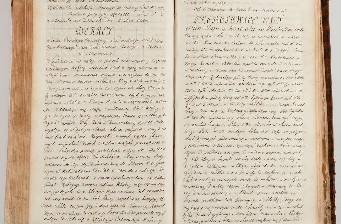 Zdjęcie nr 582 dla obiektu archiwalnego: Akta wizyty generalnej z woli i nakazu J.O. Xiążęcia Jm. Michała Jerzego Ciołka Poniatowskiego, biskupa płockiego, Xiążęcia pułtuskiego, koadiutora z całą jurysdykcją krakowskiego, Xiążęcia siewierskiego, opata kommendataryusza czerwińskiego, dziekana warszawskiego, orderów Orła Białego i św. Stanisława kawalera, w czterech dekanatach: Pacanowskim, Opatowskim, Witowskim i Sokolińskim przez Jmi Xiędza Antoniego Franciszka Dunina Kozickiego, Kollegiaty Pileckiej dziekana od dnia 15 miesiąca maja do dnia 22 października roku Pańskiego 1783 odprawionej