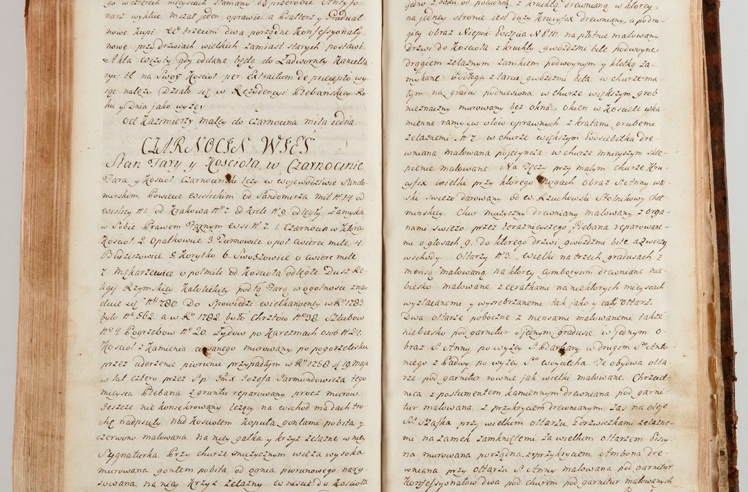 Zdjęcie nr 577 dla obiektu archiwalnego: Akta wizyty generalnej z woli i nakazu J.O. Xiążęcia Jm. Michała Jerzego Ciołka Poniatowskiego, biskupa płockiego, Xiążęcia pułtuskiego, koadiutora z całą jurysdykcją krakowskiego, Xiążęcia siewierskiego, opata kommendataryusza czerwińskiego, dziekana warszawskiego, orderów Orła Białego i św. Stanisława kawalera, w czterech dekanatach: Pacanowskim, Opatowskim, Witowskim i Sokolińskim przez Jmi Xiędza Antoniego Franciszka Dunina Kozickiego, Kollegiaty Pileckiej dziekana od dnia 15 miesiąca maja do dnia 22 października roku Pańskiego 1783 odprawionej
