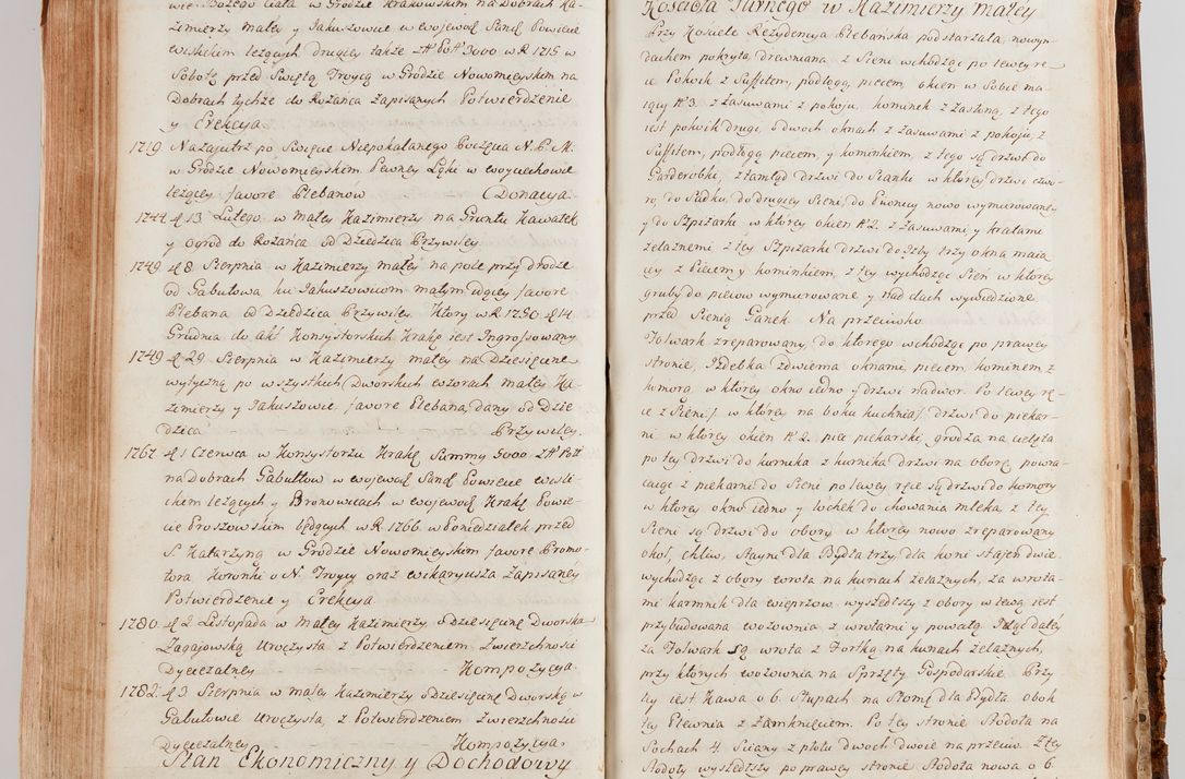 Zdjęcie nr 573 dla obiektu archiwalnego: Akta wizyty generalnej z woli i nakazu J.O. Xiążęcia Jm. Michała Jerzego Ciołka Poniatowskiego, biskupa płockiego, Xiążęcia pułtuskiego, koadiutora z całą jurysdykcją krakowskiego, Xiążęcia siewierskiego, opata kommendataryusza czerwińskiego, dziekana warszawskiego, orderów Orła Białego i św. Stanisława kawalera, w czterech dekanatach: Pacanowskim, Opatowskim, Witowskim i Sokolińskim przez Jmi Xiędza Antoniego Franciszka Dunina Kozickiego, Kollegiaty Pileckiej dziekana od dnia 15 miesiąca maja do dnia 22 października roku Pańskiego 1783 odprawionej