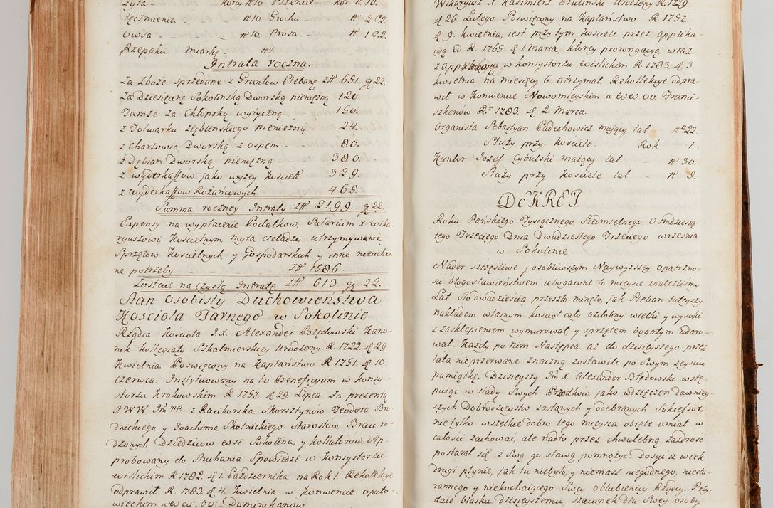 Zdjęcie nr 563 dla obiektu archiwalnego: Akta wizyty generalnej z woli i nakazu J.O. Xiążęcia Jm. Michała Jerzego Ciołka Poniatowskiego, biskupa płockiego, Xiążęcia pułtuskiego, koadiutora z całą jurysdykcją krakowskiego, Xiążęcia siewierskiego, opata kommendataryusza czerwińskiego, dziekana warszawskiego, orderów Orła Białego i św. Stanisława kawalera, w czterech dekanatach: Pacanowskim, Opatowskim, Witowskim i Sokolińskim przez Jmi Xiędza Antoniego Franciszka Dunina Kozickiego, Kollegiaty Pileckiej dziekana od dnia 15 miesiąca maja do dnia 22 października roku Pańskiego 1783 odprawionej