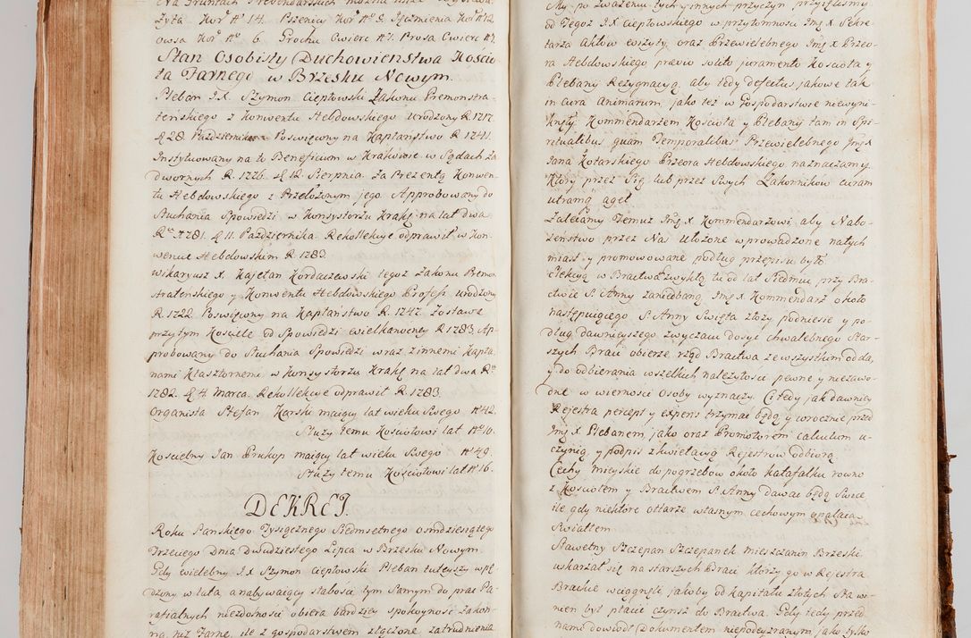 Zdjęcie nr 552 dla obiektu archiwalnego: Akta wizyty generalnej z woli i nakazu J.O. Xiążęcia Jm. Michała Jerzego Ciołka Poniatowskiego, biskupa płockiego, Xiążęcia pułtuskiego, koadiutora z całą jurysdykcją krakowskiego, Xiążęcia siewierskiego, opata kommendataryusza czerwińskiego, dziekana warszawskiego, orderów Orła Białego i św. Stanisława kawalera, w czterech dekanatach: Pacanowskim, Opatowskim, Witowskim i Sokolińskim przez Jmi Xiędza Antoniego Franciszka Dunina Kozickiego, Kollegiaty Pileckiej dziekana od dnia 15 miesiąca maja do dnia 22 października roku Pańskiego 1783 odprawionej