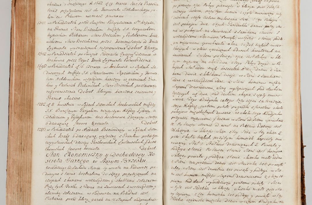 Zdjęcie nr 542 dla obiektu archiwalnego: Akta wizyty generalnej z woli i nakazu J.O. Xiążęcia Jm. Michała Jerzego Ciołka Poniatowskiego, biskupa płockiego, Xiążęcia pułtuskiego, koadiutora z całą jurysdykcją krakowskiego, Xiążęcia siewierskiego, opata kommendataryusza czerwińskiego, dziekana warszawskiego, orderów Orła Białego i św. Stanisława kawalera, w czterech dekanatach: Pacanowskim, Opatowskim, Witowskim i Sokolińskim przez Jmi Xiędza Antoniego Franciszka Dunina Kozickiego, Kollegiaty Pileckiej dziekana od dnia 15 miesiąca maja do dnia 22 października roku Pańskiego 1783 odprawionej