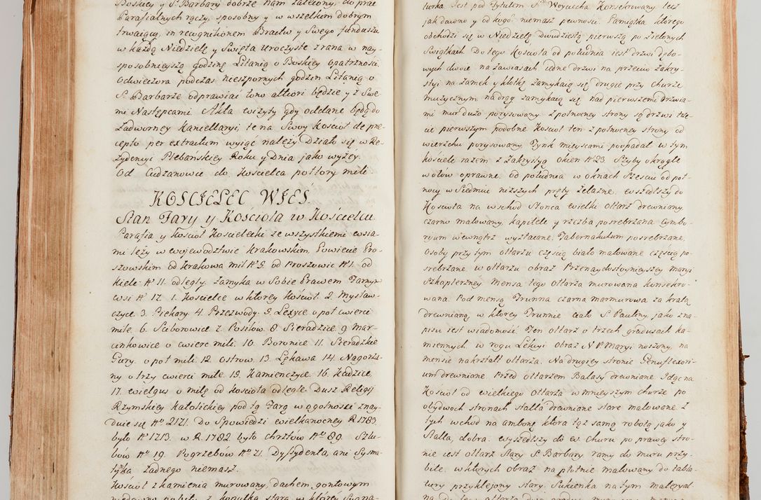 Zdjęcie nr 521 dla obiektu archiwalnego: Akta wizyty generalnej z woli i nakazu J.O. Xiążęcia Jm. Michała Jerzego Ciołka Poniatowskiego, biskupa płockiego, Xiążęcia pułtuskiego, koadiutora z całą jurysdykcją krakowskiego, Xiążęcia siewierskiego, opata kommendataryusza czerwińskiego, dziekana warszawskiego, orderów Orła Białego i św. Stanisława kawalera, w czterech dekanatach: Pacanowskim, Opatowskim, Witowskim i Sokolińskim przez Jmi Xiędza Antoniego Franciszka Dunina Kozickiego, Kollegiaty Pileckiej dziekana od dnia 15 miesiąca maja do dnia 22 października roku Pańskiego 1783 odprawionej