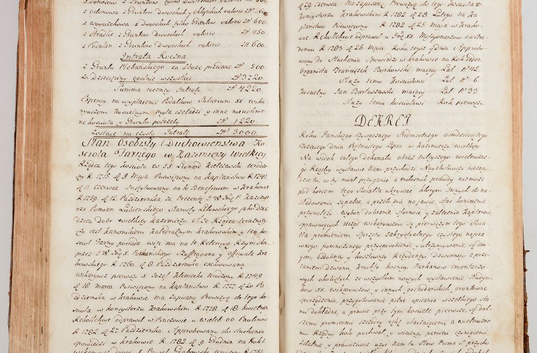 Zdjęcie nr 513 dla obiektu archiwalnego: Akta wizyty generalnej z woli i nakazu J.O. Xiążęcia Jm. Michała Jerzego Ciołka Poniatowskiego, biskupa płockiego, Xiążęcia pułtuskiego, koadiutora z całą jurysdykcją krakowskiego, Xiążęcia siewierskiego, opata kommendataryusza czerwińskiego, dziekana warszawskiego, orderów Orła Białego i św. Stanisława kawalera, w czterech dekanatach: Pacanowskim, Opatowskim, Witowskim i Sokolińskim przez Jmi Xiędza Antoniego Franciszka Dunina Kozickiego, Kollegiaty Pileckiej dziekana od dnia 15 miesiąca maja do dnia 22 października roku Pańskiego 1783 odprawionej