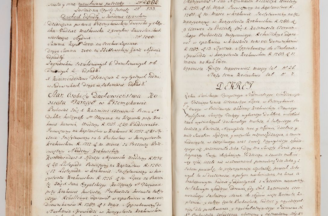 Zdjęcie nr 499 dla obiektu archiwalnego: Akta wizyty generalnej z woli i nakazu J.O. Xiążęcia Jm. Michała Jerzego Ciołka Poniatowskiego, biskupa płockiego, Xiążęcia pułtuskiego, koadiutora z całą jurysdykcją krakowskiego, Xiążęcia siewierskiego, opata kommendataryusza czerwińskiego, dziekana warszawskiego, orderów Orła Białego i św. Stanisława kawalera, w czterech dekanatach: Pacanowskim, Opatowskim, Witowskim i Sokolińskim przez Jmi Xiędza Antoniego Franciszka Dunina Kozickiego, Kollegiaty Pileckiej dziekana od dnia 15 miesiąca maja do dnia 22 października roku Pańskiego 1783 odprawionej