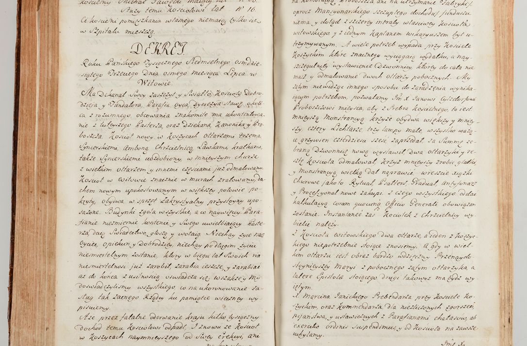 Zdjęcie nr 455 dla obiektu archiwalnego: Akta wizyty generalnej z woli i nakazu J.O. Xiążęcia Jm. Michała Jerzego Ciołka Poniatowskiego, biskupa płockiego, Xiążęcia pułtuskiego, koadiutora z całą jurysdykcją krakowskiego, Xiążęcia siewierskiego, opata kommendataryusza czerwińskiego, dziekana warszawskiego, orderów Orła Białego i św. Stanisława kawalera, w czterech dekanatach: Pacanowskim, Opatowskim, Witowskim i Sokolińskim przez Jmi Xiędza Antoniego Franciszka Dunina Kozickiego, Kollegiaty Pileckiej dziekana od dnia 15 miesiąca maja do dnia 22 października roku Pańskiego 1783 odprawionej