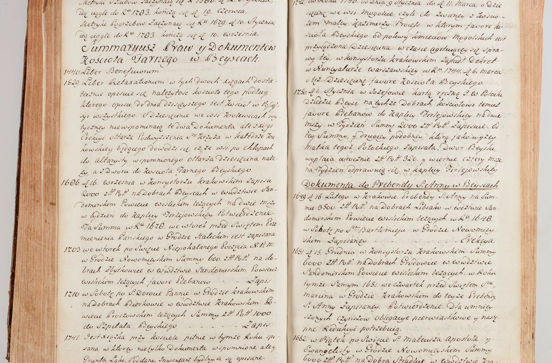 Zdjęcie nr 432 dla obiektu archiwalnego: Akta wizyty generalnej z woli i nakazu J.O. Xiążęcia Jm. Michała Jerzego Ciołka Poniatowskiego, biskupa płockiego, Xiążęcia pułtuskiego, koadiutora z całą jurysdykcją krakowskiego, Xiążęcia siewierskiego, opata kommendataryusza czerwińskiego, dziekana warszawskiego, orderów Orła Białego i św. Stanisława kawalera, w czterech dekanatach: Pacanowskim, Opatowskim, Witowskim i Sokolińskim przez Jmi Xiędza Antoniego Franciszka Dunina Kozickiego, Kollegiaty Pileckiej dziekana od dnia 15 miesiąca maja do dnia 22 października roku Pańskiego 1783 odprawionej