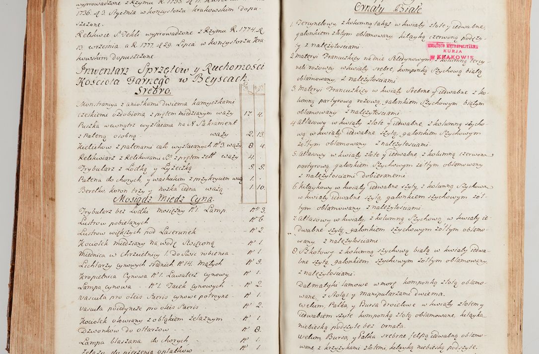 Zdjęcie nr 429 dla obiektu archiwalnego: Akta wizyty generalnej z woli i nakazu J.O. Xiążęcia Jm. Michała Jerzego Ciołka Poniatowskiego, biskupa płockiego, Xiążęcia pułtuskiego, koadiutora z całą jurysdykcją krakowskiego, Xiążęcia siewierskiego, opata kommendataryusza czerwińskiego, dziekana warszawskiego, orderów Orła Białego i św. Stanisława kawalera, w czterech dekanatach: Pacanowskim, Opatowskim, Witowskim i Sokolińskim przez Jmi Xiędza Antoniego Franciszka Dunina Kozickiego, Kollegiaty Pileckiej dziekana od dnia 15 miesiąca maja do dnia 22 października roku Pańskiego 1783 odprawionej