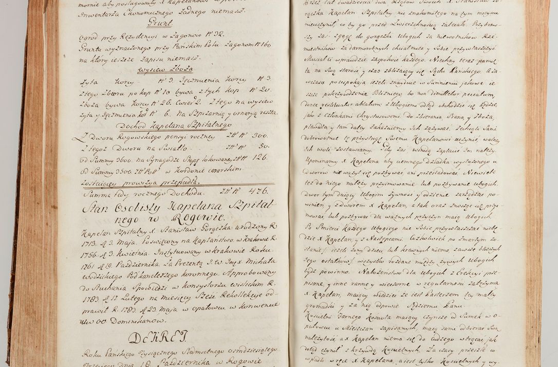 Zdjęcie nr 426 dla obiektu archiwalnego: Akta wizyty generalnej z woli i nakazu J.O. Xiążęcia Jm. Michała Jerzego Ciołka Poniatowskiego, biskupa płockiego, Xiążęcia pułtuskiego, koadiutora z całą jurysdykcją krakowskiego, Xiążęcia siewierskiego, opata kommendataryusza czerwińskiego, dziekana warszawskiego, orderów Orła Białego i św. Stanisława kawalera, w czterech dekanatach: Pacanowskim, Opatowskim, Witowskim i Sokolińskim przez Jmi Xiędza Antoniego Franciszka Dunina Kozickiego, Kollegiaty Pileckiej dziekana od dnia 15 miesiąca maja do dnia 22 października roku Pańskiego 1783 odprawionej
