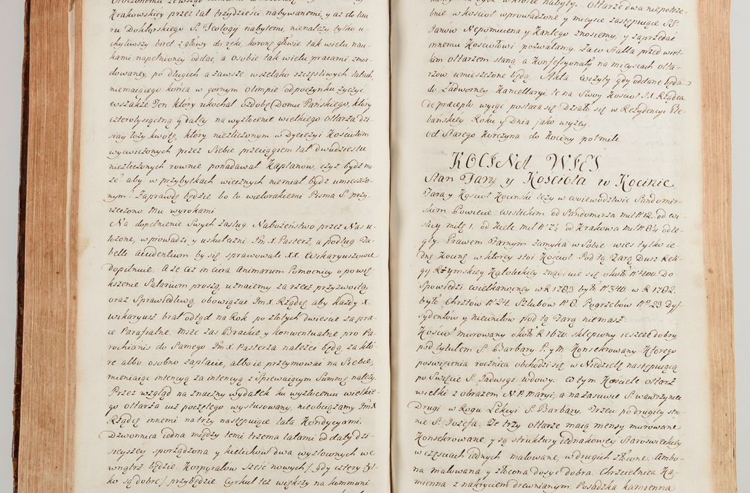 Zdjęcie nr 402 dla obiektu archiwalnego: Akta wizyty generalnej z woli i nakazu J.O. Xiążęcia Jm. Michała Jerzego Ciołka Poniatowskiego, biskupa płockiego, Xiążęcia pułtuskiego, koadiutora z całą jurysdykcją krakowskiego, Xiążęcia siewierskiego, opata kommendataryusza czerwińskiego, dziekana warszawskiego, orderów Orła Białego i św. Stanisława kawalera, w czterech dekanatach: Pacanowskim, Opatowskim, Witowskim i Sokolińskim przez Jmi Xiędza Antoniego Franciszka Dunina Kozickiego, Kollegiaty Pileckiej dziekana od dnia 15 miesiąca maja do dnia 22 października roku Pańskiego 1783 odprawionej