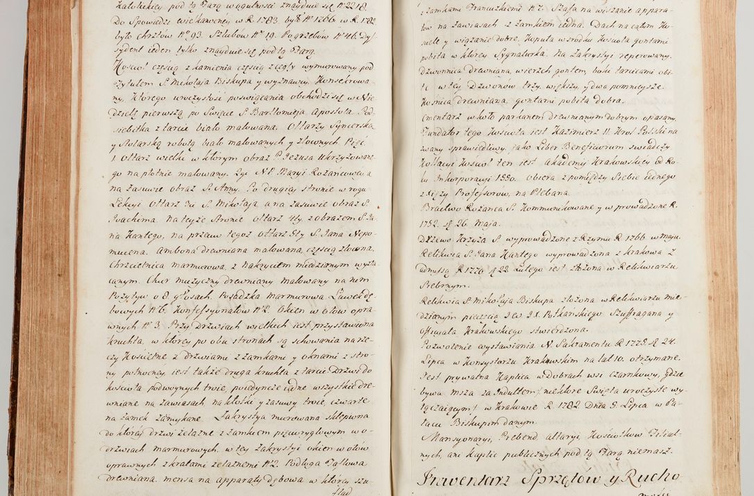 Zdjęcie nr 391 dla obiektu archiwalnego: Akta wizyty generalnej z woli i nakazu J.O. Xiążęcia Jm. Michała Jerzego Ciołka Poniatowskiego, biskupa płockiego, Xiążęcia pułtuskiego, koadiutora z całą jurysdykcją krakowskiego, Xiążęcia siewierskiego, opata kommendataryusza czerwińskiego, dziekana warszawskiego, orderów Orła Białego i św. Stanisława kawalera, w czterech dekanatach: Pacanowskim, Opatowskim, Witowskim i Sokolińskim przez Jmi Xiędza Antoniego Franciszka Dunina Kozickiego, Kollegiaty Pileckiej dziekana od dnia 15 miesiąca maja do dnia 22 października roku Pańskiego 1783 odprawionej