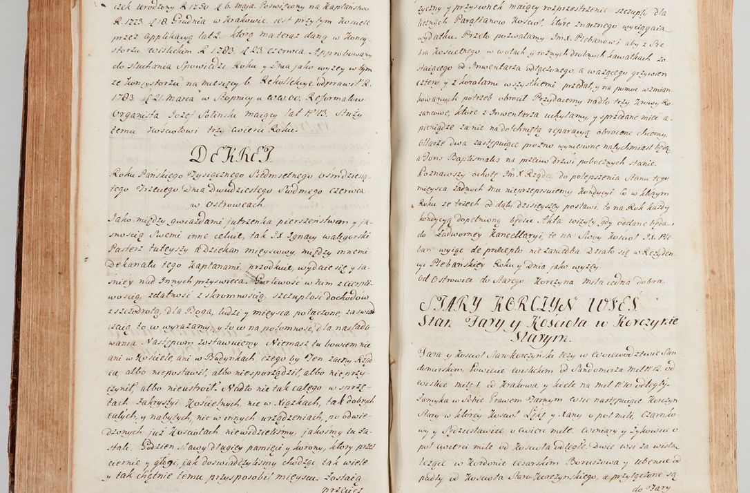 Zdjęcie nr 390 dla obiektu archiwalnego: Akta wizyty generalnej z woli i nakazu J.O. Xiążęcia Jm. Michała Jerzego Ciołka Poniatowskiego, biskupa płockiego, Xiążęcia pułtuskiego, koadiutora z całą jurysdykcją krakowskiego, Xiążęcia siewierskiego, opata kommendataryusza czerwińskiego, dziekana warszawskiego, orderów Orła Białego i św. Stanisława kawalera, w czterech dekanatach: Pacanowskim, Opatowskim, Witowskim i Sokolińskim przez Jmi Xiędza Antoniego Franciszka Dunina Kozickiego, Kollegiaty Pileckiej dziekana od dnia 15 miesiąca maja do dnia 22 października roku Pańskiego 1783 odprawionej