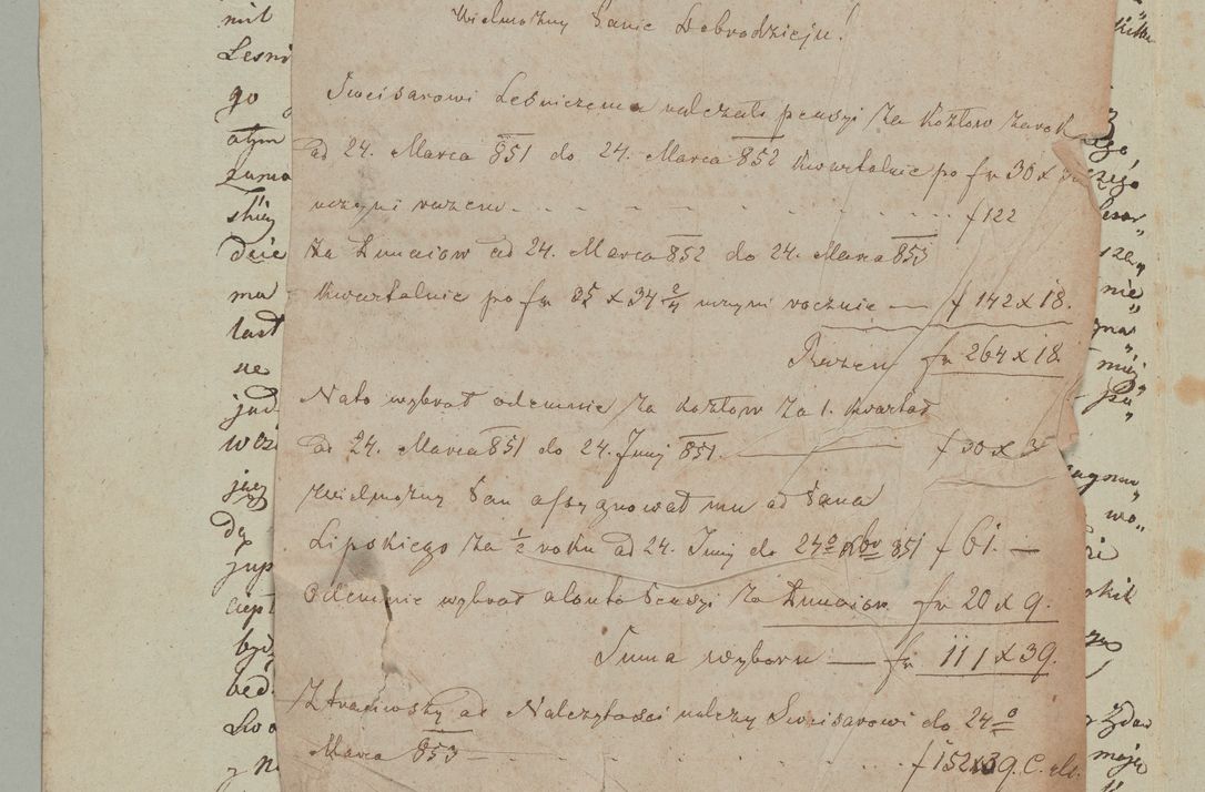 Zdjęcie nr 108 dla obiektu archiwalnego: Akta Dóbr Stołowych za lata 1836-1853