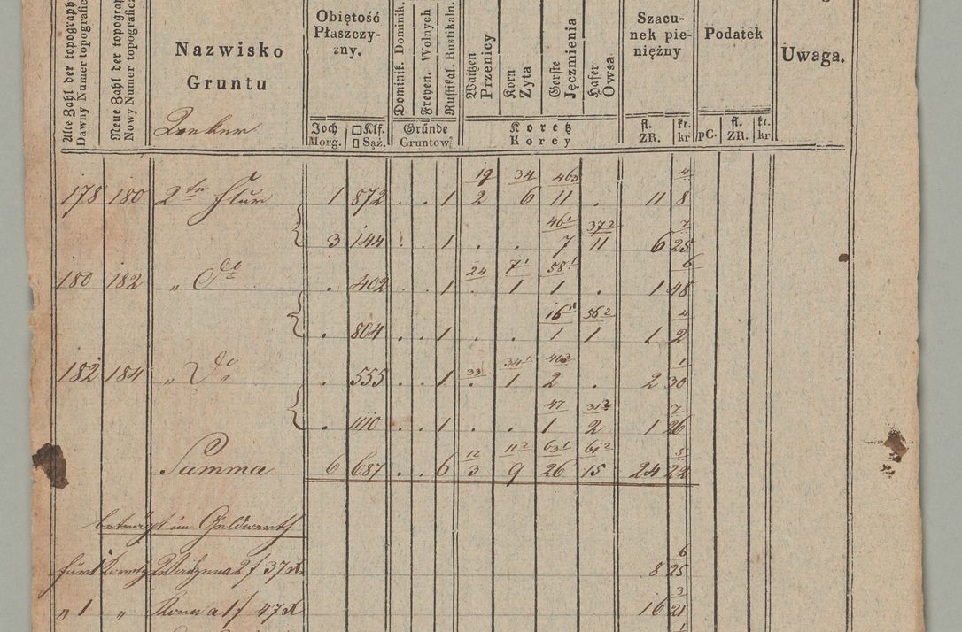 Zdjęcie nr 32 dla obiektu archiwalnego: Akta Dóbr Stołowych za lata 1836-1853