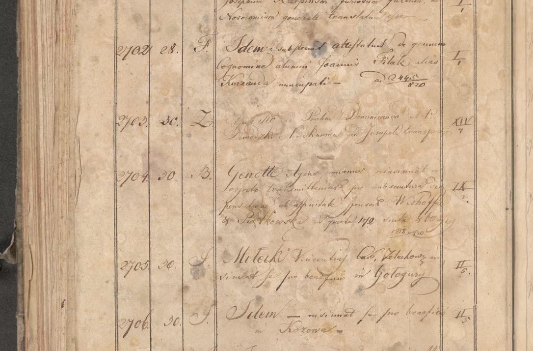 Zdjęcie nr 15 dla obiektu archiwalnego: Protocollon exhibitorum consistorii metropolitani Leopoliensis ex anno 1819