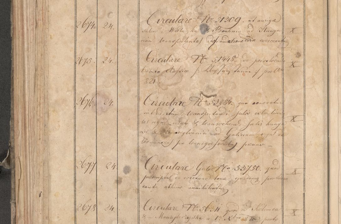 Zdjęcie nr 21 dla obiektu archiwalnego: Protocollon exhibitorum consistorii metropolitani Leopoliensis ex anno 1819