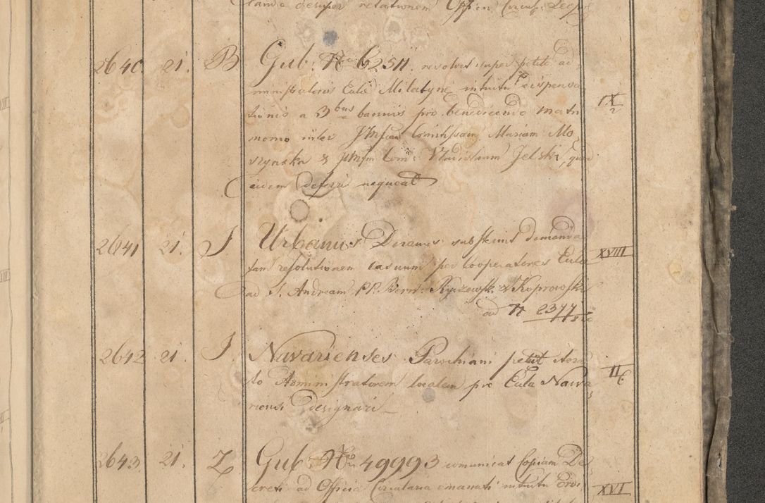 Zdjęcie nr 26 dla obiektu archiwalnego: Protocollon exhibitorum consistorii metropolitani Leopoliensis ex anno 1819