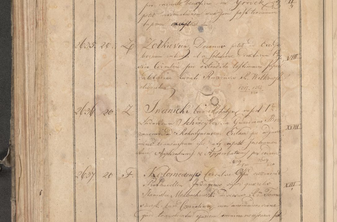 Zdjęcie nr 27 dla obiektu archiwalnego: Protocollon exhibitorum consistorii metropolitani Leopoliensis ex anno 1819