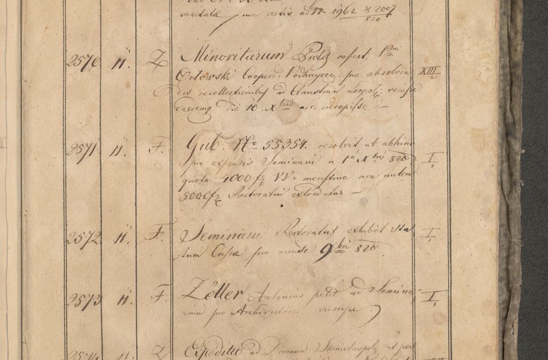 Zdjęcie nr 35 dla obiektu archiwalnego: Protocollon exhibitorum consistorii metropolitani Leopoliensis ex anno 1819