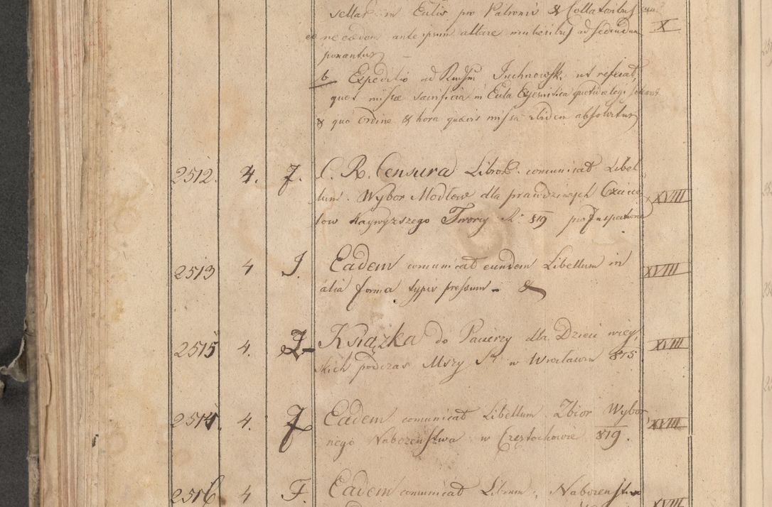 Zdjęcie nr 47 dla obiektu archiwalnego: Protocollon exhibitorum consistorii metropolitani Leopoliensis ex anno 1819