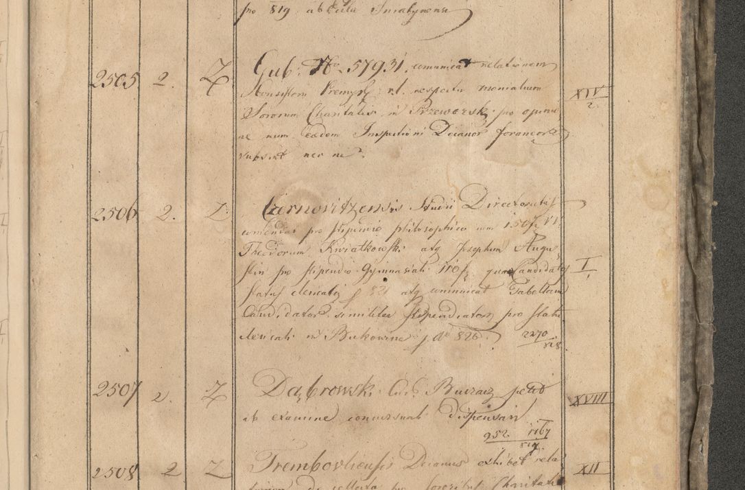 Zdjęcie nr 50 dla obiektu archiwalnego: Protocollon exhibitorum consistorii metropolitani Leopoliensis ex anno 1819