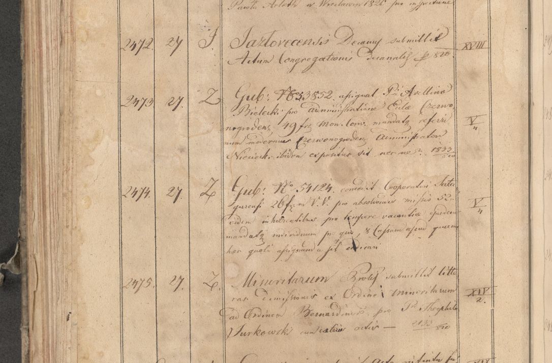Zdjęcie nr 53 dla obiektu archiwalnego: Protocollon exhibitorum consistorii metropolitani Leopoliensis ex anno 1819