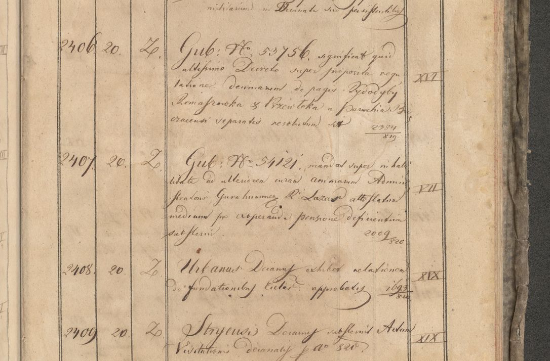 Zdjęcie nr 61 dla obiektu archiwalnego: Protocollon exhibitorum consistorii metropolitani Leopoliensis ex anno 1819