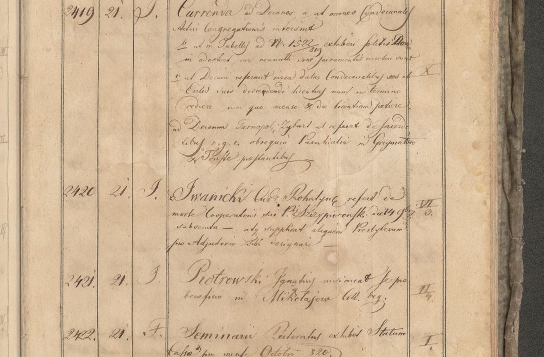 Zdjęcie nr 62 dla obiektu archiwalnego: Protocollon exhibitorum consistorii metropolitani Leopoliensis ex anno 1819
