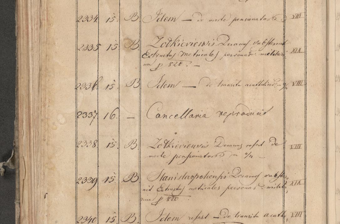 Zdjęcie nr 71 dla obiektu archiwalnego: Protocollon exhibitorum consistorii metropolitani Leopoliensis ex anno 1819