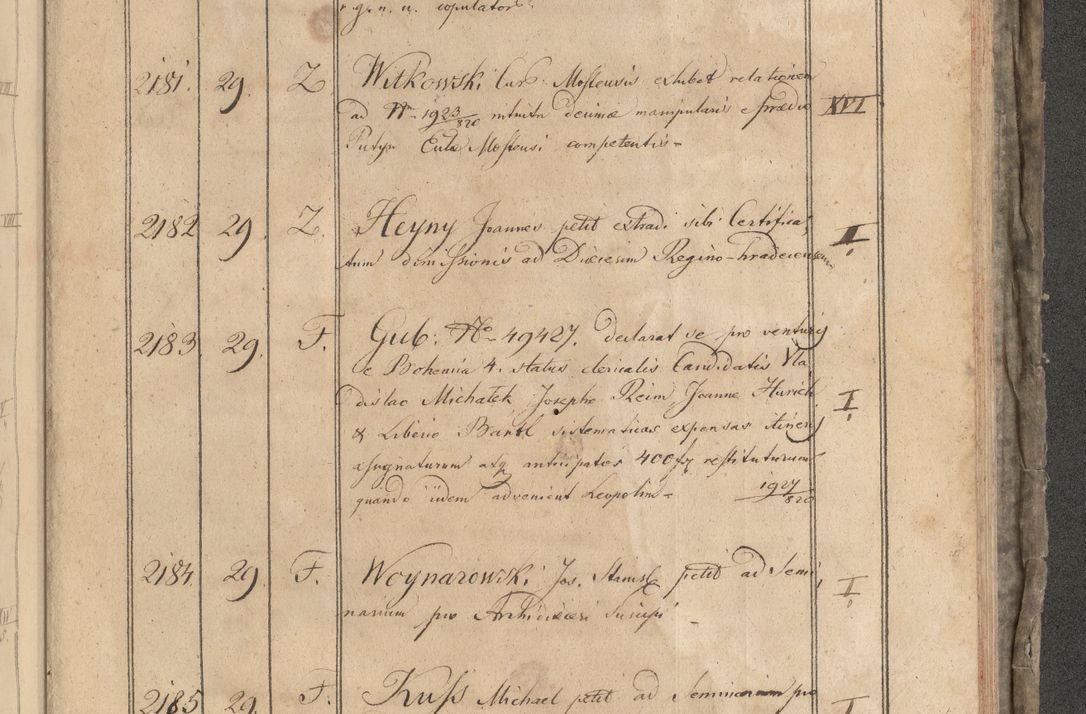 Zdjęcie nr 93 dla obiektu archiwalnego: Protocollon exhibitorum consistorii metropolitani Leopoliensis ex anno 1819
