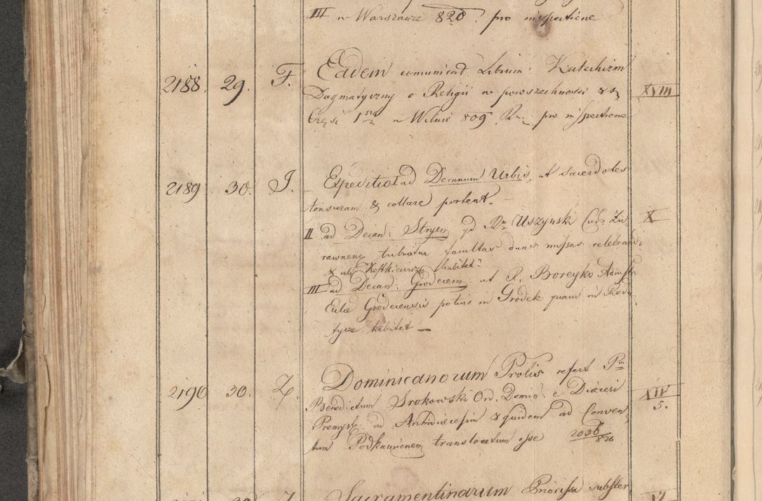 Zdjęcie nr 94 dla obiektu archiwalnego: Protocollon exhibitorum consistorii metropolitani Leopoliensis ex anno 1819