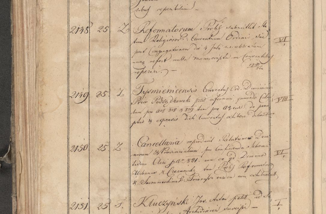 Zdjęcie nr 97 dla obiektu archiwalnego: Protocollon exhibitorum consistorii metropolitani Leopoliensis ex anno 1819