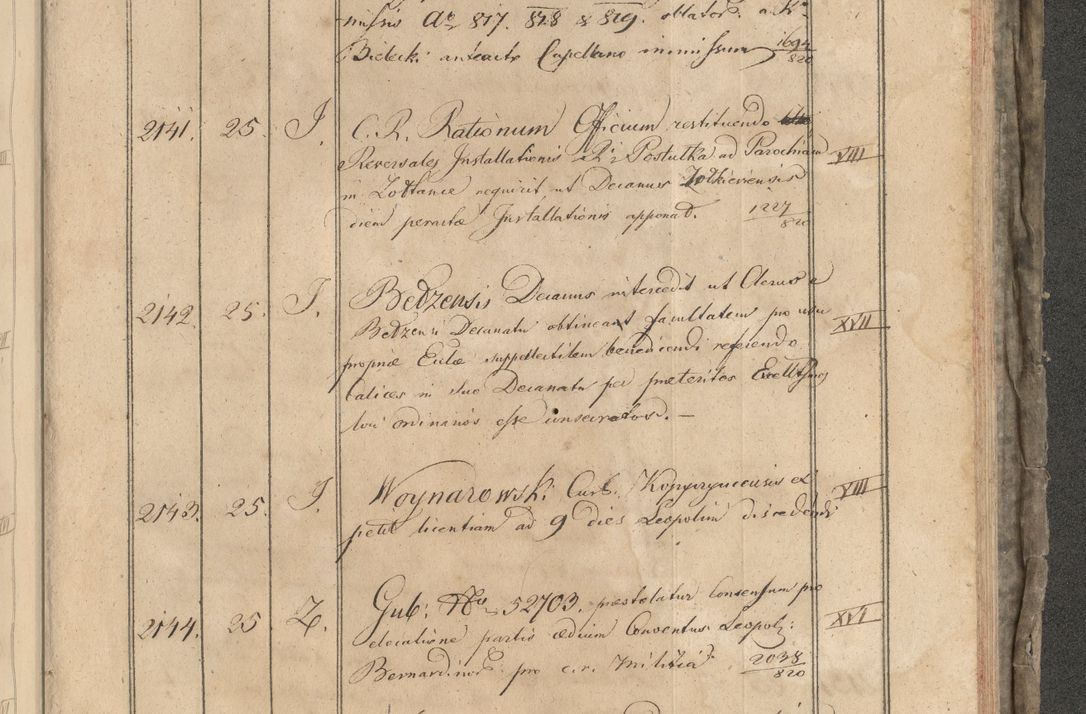 Zdjęcie nr 100 dla obiektu archiwalnego: Protocollon exhibitorum consistorii metropolitani Leopoliensis ex anno 1819
