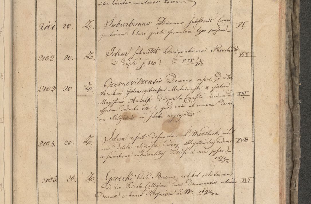 Zdjęcie nr 107 dla obiektu archiwalnego: Protocollon exhibitorum consistorii metropolitani Leopoliensis ex anno 1819