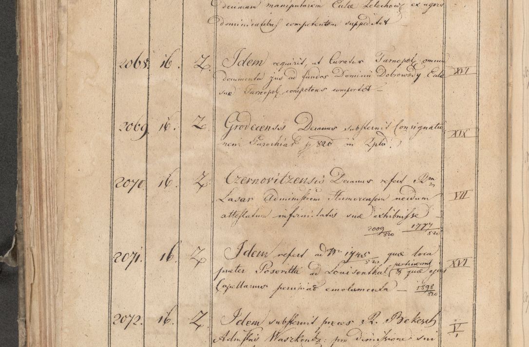 Zdjęcie nr 112 dla obiektu archiwalnego: Protocollon exhibitorum consistorii metropolitani Leopoliensis ex anno 1819