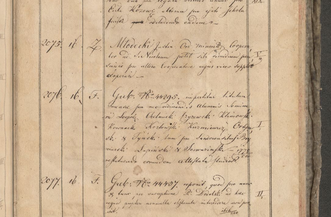 Zdjęcie nr 113 dla obiektu archiwalnego: Protocollon exhibitorum consistorii metropolitani Leopoliensis ex anno 1819