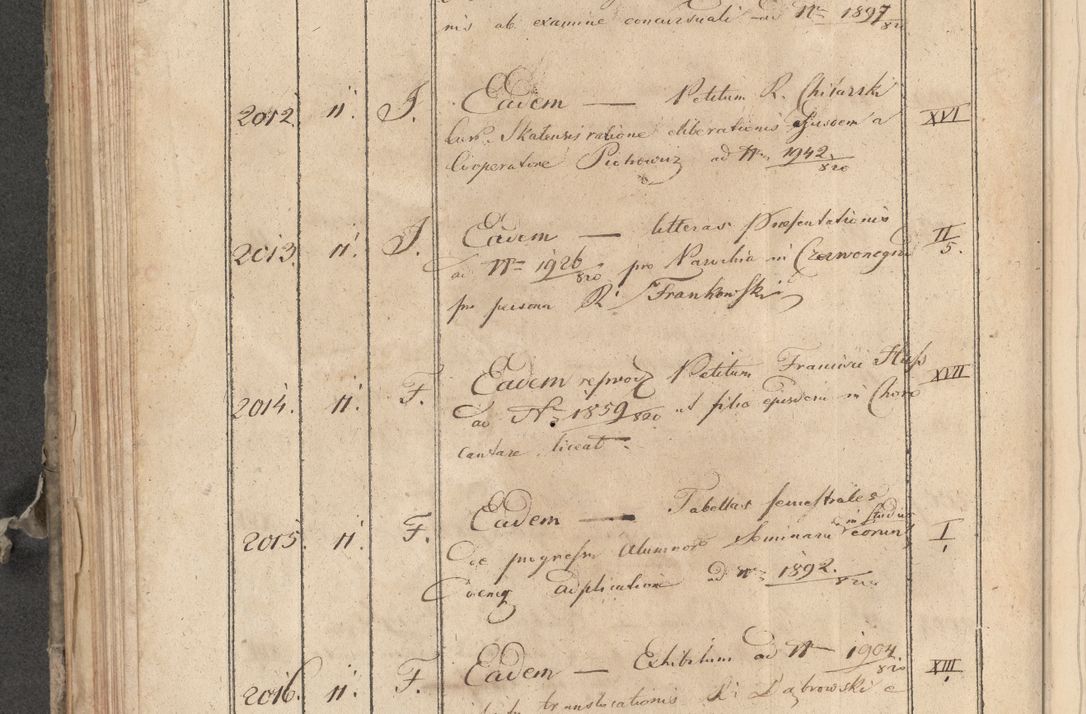 Zdjęcie nr 119 dla obiektu archiwalnego: Protocollon exhibitorum consistorii metropolitani Leopoliensis ex anno 1819