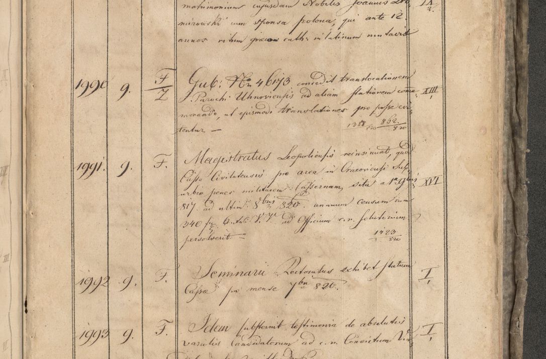 Zdjęcie nr 121 dla obiektu archiwalnego: Protocollon exhibitorum consistorii metropolitani Leopoliensis ex anno 1819