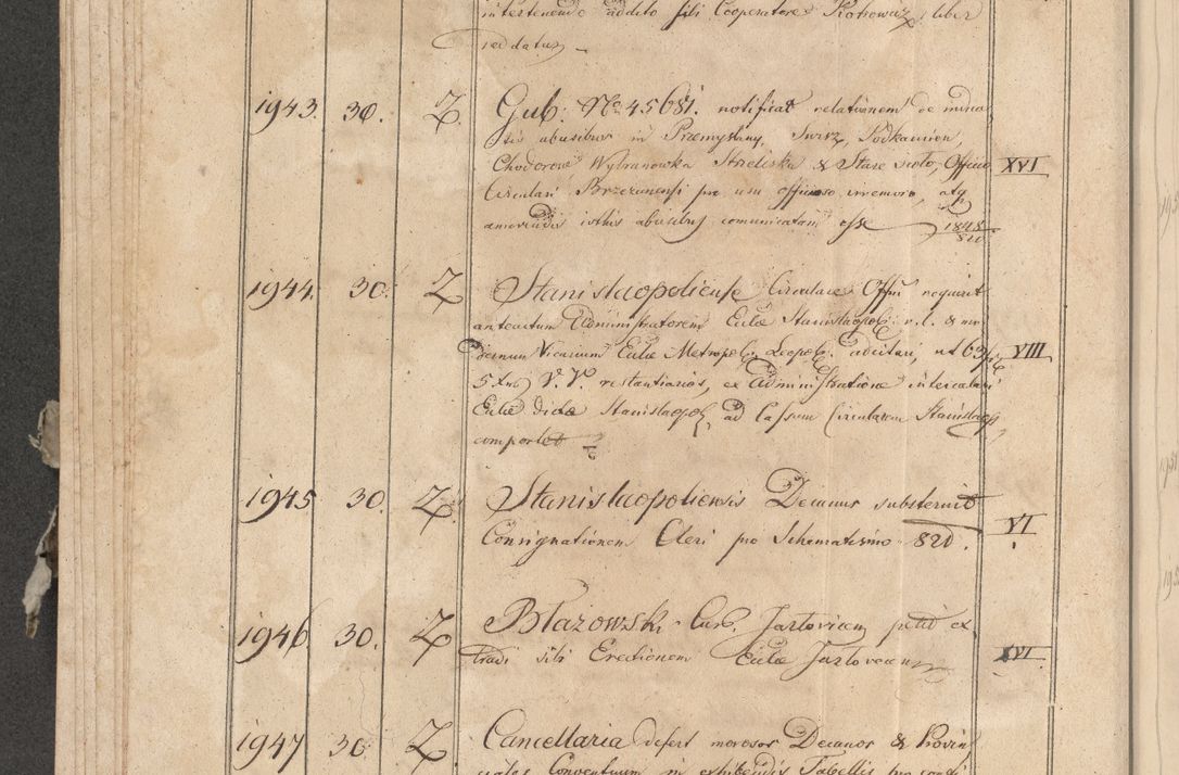 Zdjęcie nr 129 dla obiektu archiwalnego: Protocollon exhibitorum consistorii metropolitani Leopoliensis ex anno 1819