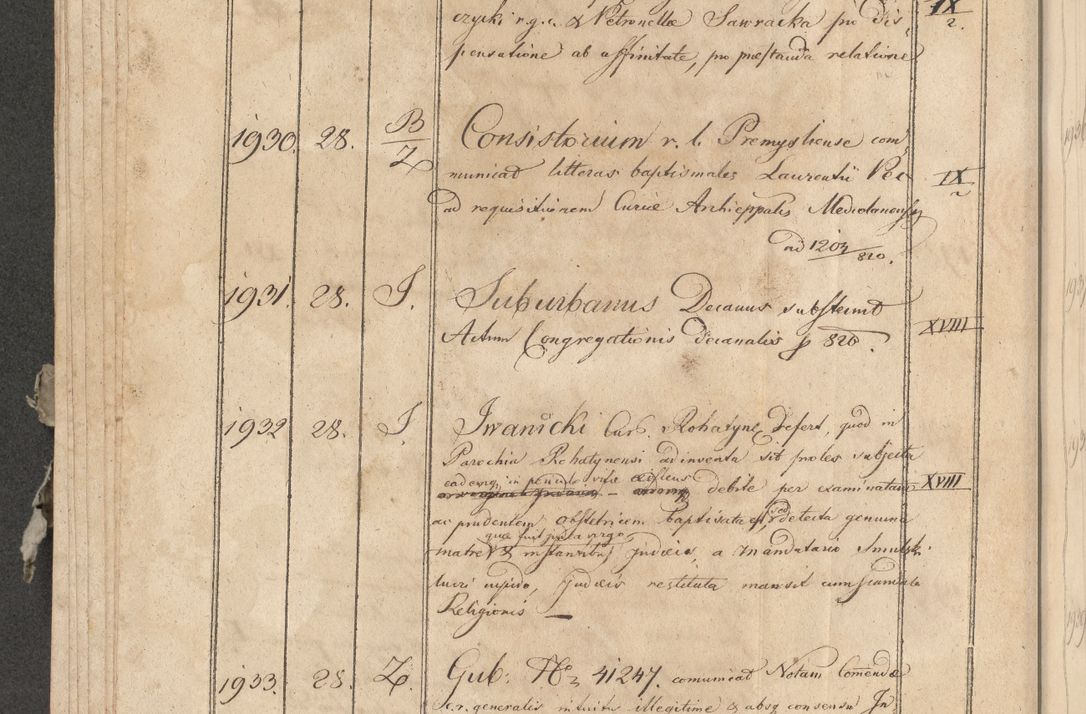 Zdjęcie nr 132 dla obiektu archiwalnego: Protocollon exhibitorum consistorii metropolitani Leopoliensis ex anno 1819