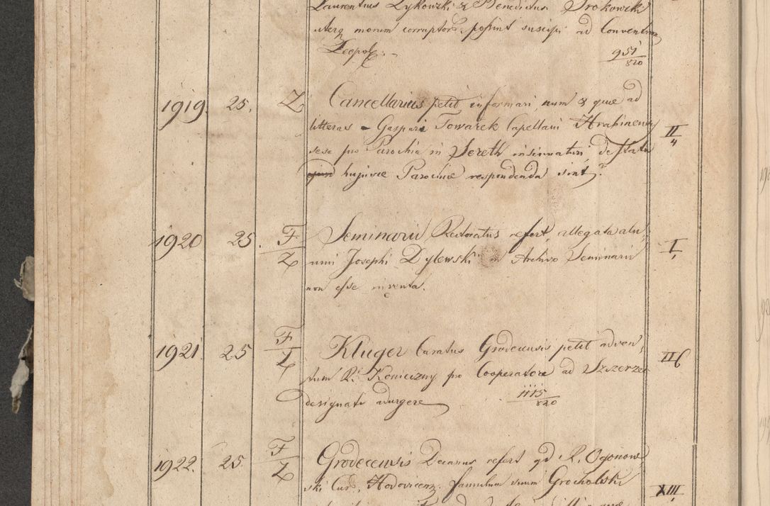 Zdjęcie nr 134 dla obiektu archiwalnego: Protocollon exhibitorum consistorii metropolitani Leopoliensis ex anno 1819