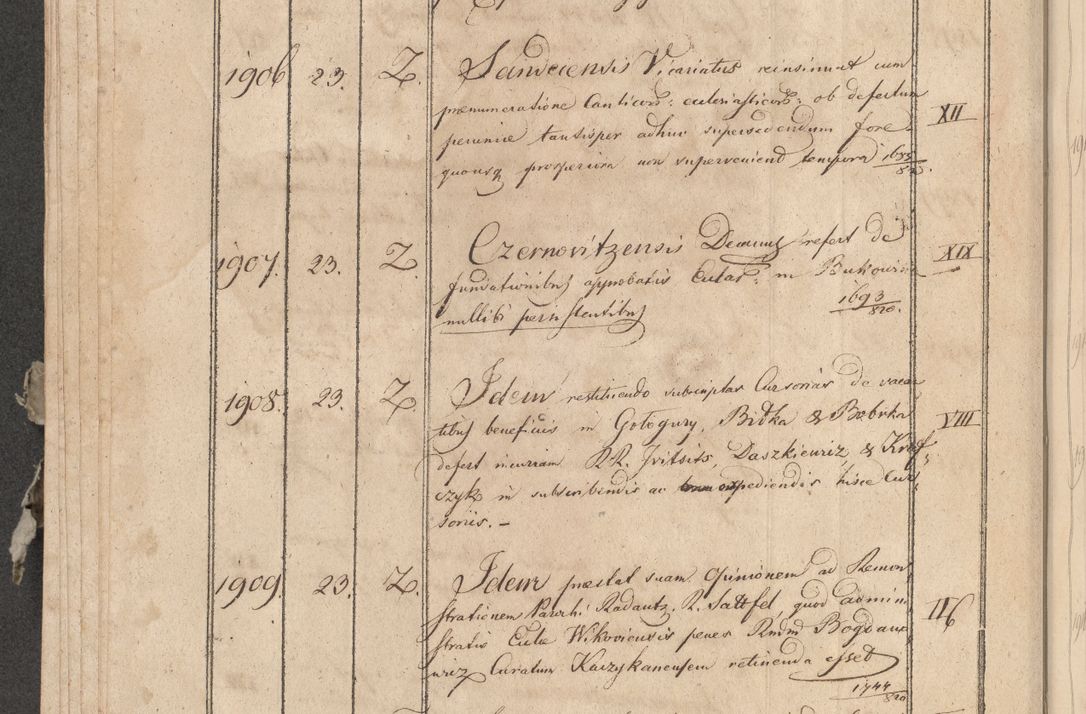 Zdjęcie nr 135 dla obiektu archiwalnego: Protocollon exhibitorum consistorii metropolitani Leopoliensis ex anno 1819