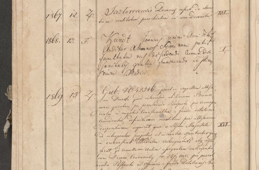 Zdjęcie nr 140 dla obiektu archiwalnego: Protocollon exhibitorum consistorii metropolitani Leopoliensis ex anno 1819