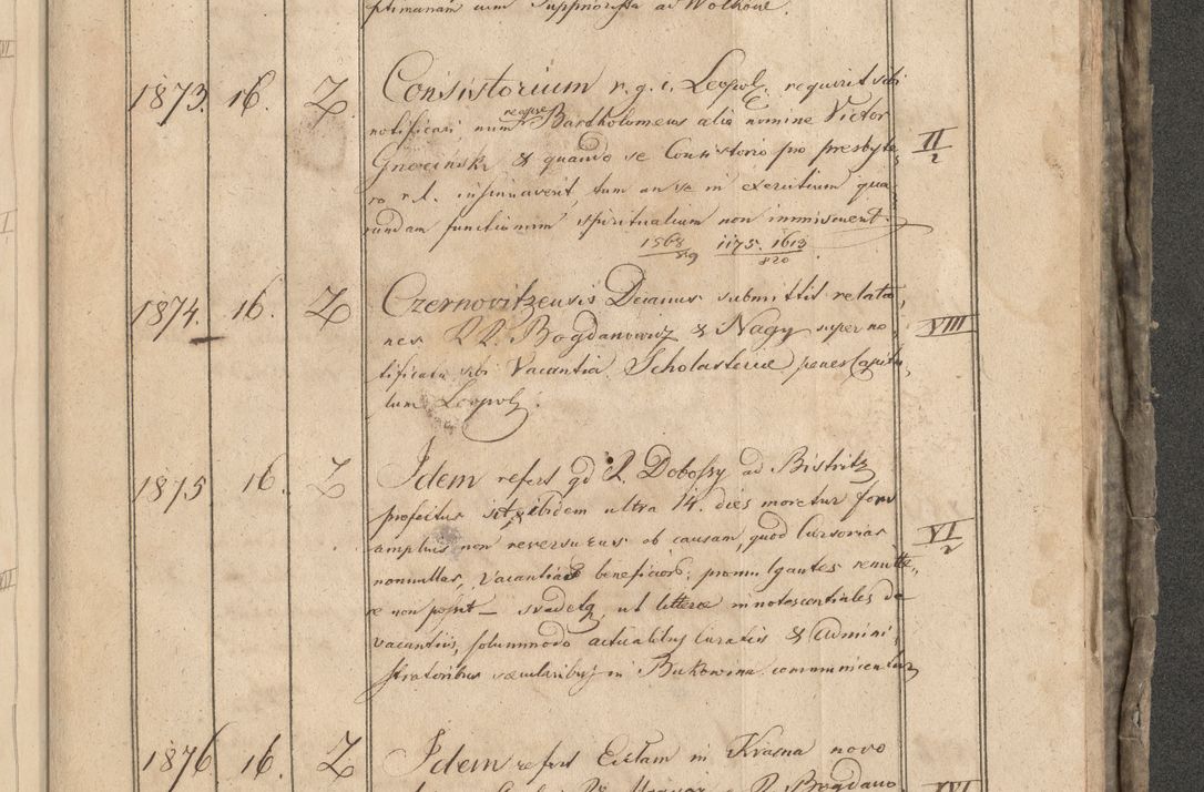 Zdjęcie nr 142 dla obiektu archiwalnego: Protocollon exhibitorum consistorii metropolitani Leopoliensis ex anno 1819