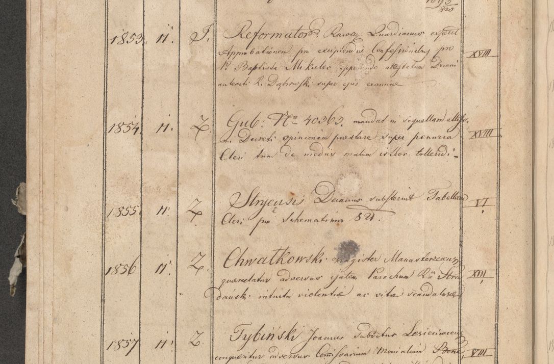 Zdjęcie nr 144 dla obiektu archiwalnego: Protocollon exhibitorum consistorii metropolitani Leopoliensis ex anno 1819