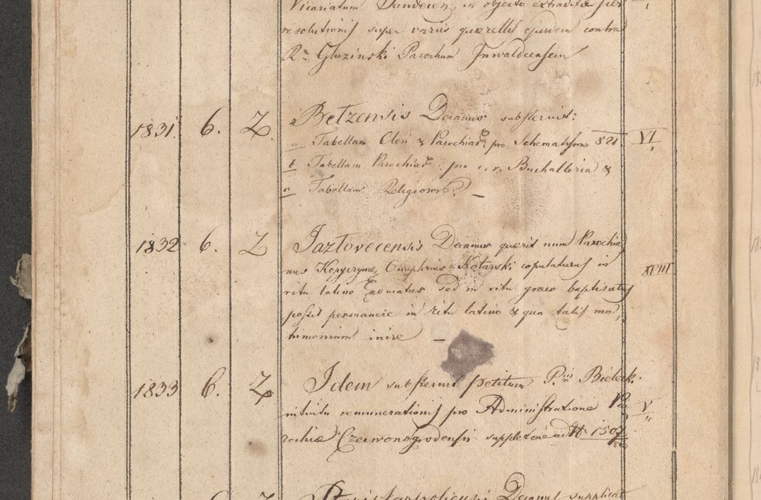 Zdjęcie nr 147 dla obiektu archiwalnego: Protocollon exhibitorum consistorii metropolitani Leopoliensis ex anno 1819