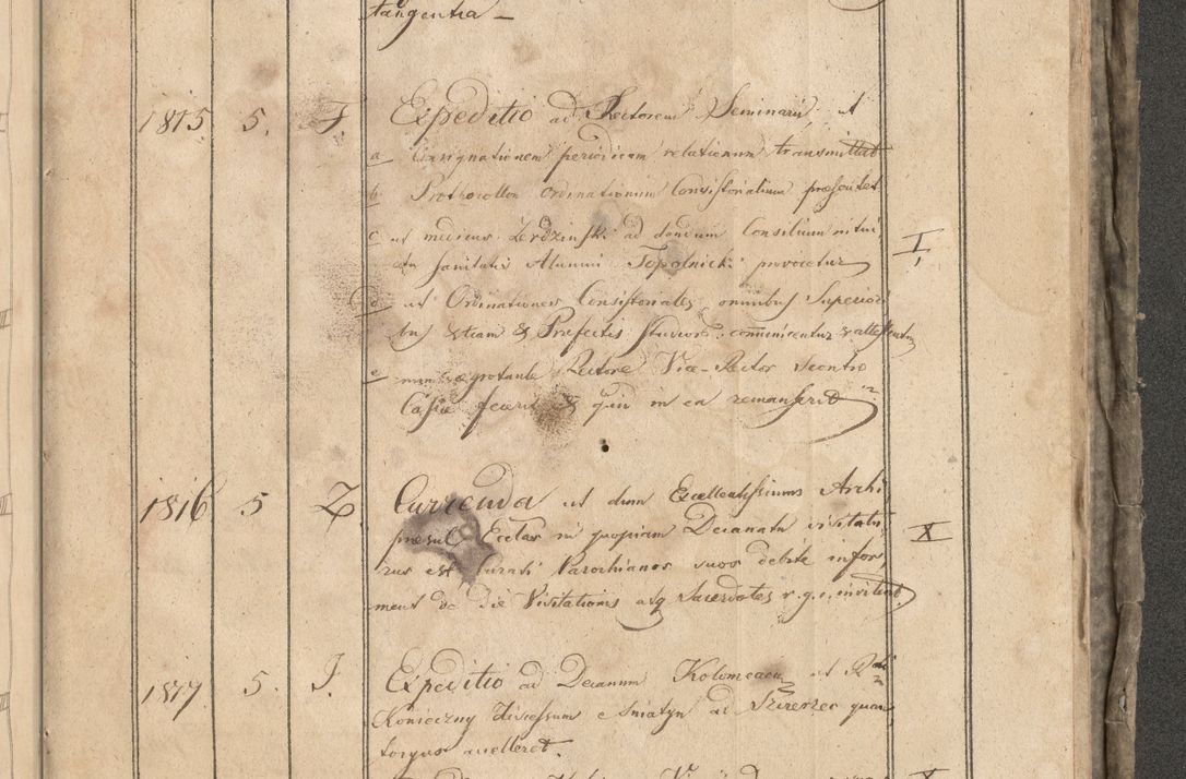 Zdjęcie nr 148 dla obiektu archiwalnego: Protocollon exhibitorum consistorii metropolitani Leopoliensis ex anno 1819