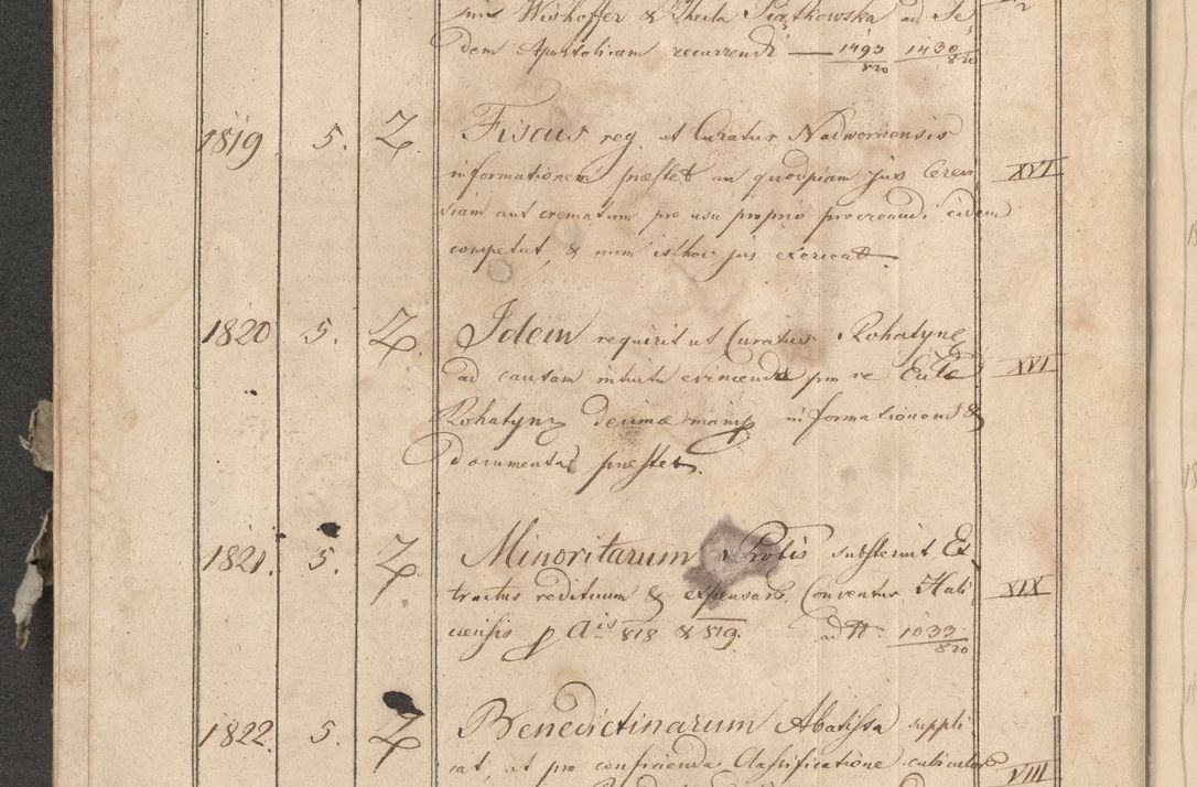 Zdjęcie nr 150 dla obiektu archiwalnego: Protocollon exhibitorum consistorii metropolitani Leopoliensis ex anno 1819