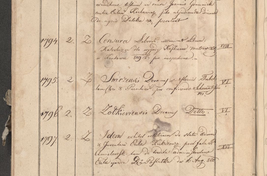 Zdjęcie nr 156 dla obiektu archiwalnego: Protocollon exhibitorum consistorii metropolitani Leopoliensis ex anno 1819